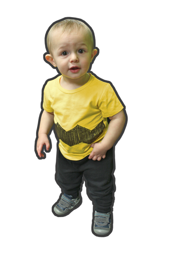 Rutherford as Charlie Brown
