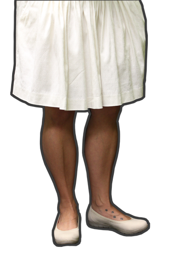 Dianna as faceless adult #1