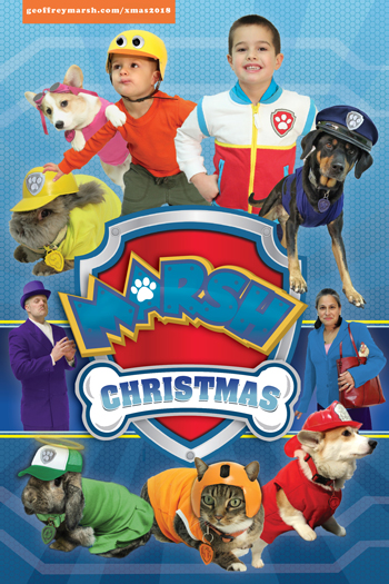 Paw Patrol Christmas Card