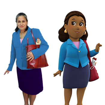 Dianna as Mayor Goodway